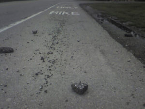 bike lane debris